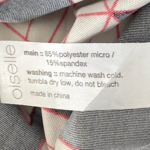 Oiselle Women's Capri Leggings Waistband Pocket Size 06 Geometric Activewear - Picture 8 of 9